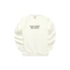 Graphic Crew Sweater „Weiß Schwarz Grau“