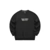 Graphic Crew Sweater „Weiß Schwarz Grau“