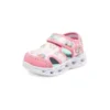 Heart Lights Sandalen „Pink White“