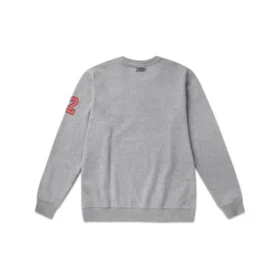 Herren-Pullover von Skechers mit Alphabet-Print, grau Herren-Pullover von Skechers mit Alphabet-Print, grau