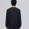 Herren-Pullover von Skechers mit Alphabet-Print, schwarz