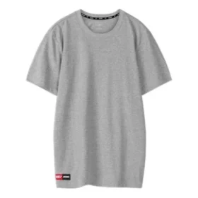 Herren Skechers Kurzarm Grau