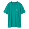 Herren Skechers Loose Printing Atmungsaktives Kurzarm-T-Shirt Blau