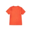 Herren-Skechers-T-Shirt mit Aufdruck, kurzärmelig, orange-rot