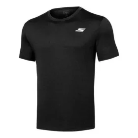 Herren Skechers Trainings- und Laufschuhe aus Strick, kurzärmelig, schwarz Herren Skechers Trainings- und Laufschuhe aus Strick, kurzärmelig, schwarz