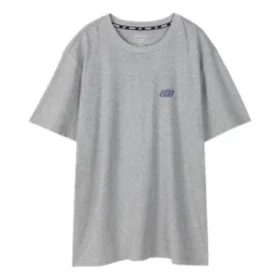 Herren-T-Shirt von Skechers, locker, atmungsaktiv, kurzärmelig, grau Herren-T-Shirt von Skechers, locker, atmungsaktiv, kurzärmelig, grau