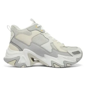 High-Top-Schuhe mit vielseitigem Komfort und Stoßdämpfung „Beige Grey“