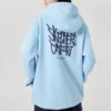 Hoodie mit Aufdruck „Blue Black“