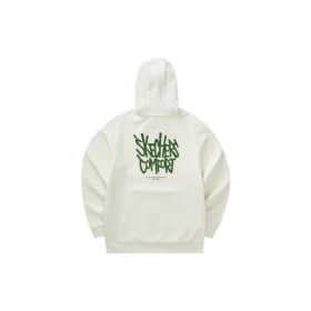 Hoodie mit Aufdruck „White Green“