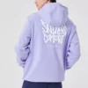 Hoodie mit Grafik „Purple White“