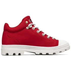 Jeremy Ville x Skechers Roadies High-Top-Canvas-Schuhe Rot/Weiß