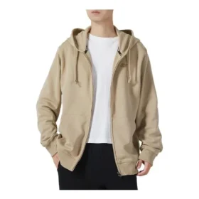 Kapuzenjacke mit durchgehendem Reißverschluss „Tan“