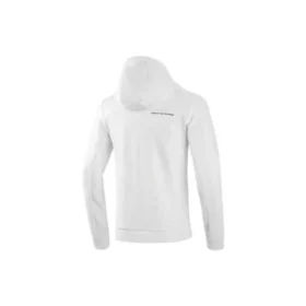 Kapuzenjacke mit durchgehendem Reißverschluss „White Black“