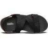 Klettverschluss Outdoor Atmungsaktive Strand-Sport-Sandalen Schwarz Rot