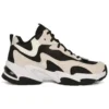 Klobige Schuhe „Beige Black“