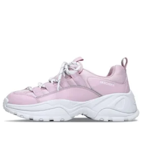 Kozmiks Low-Top Daddy-Schuhe Rosa/Weiß