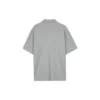 Kurzarm-Poloshirt „Grau“