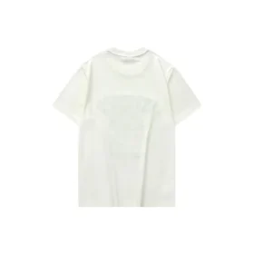 Kurzarm-T-Shirt mit Aufdruck „Weiß Grün“