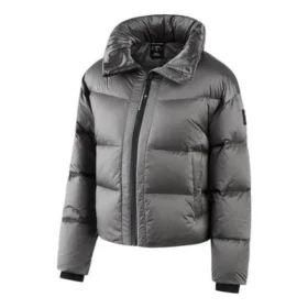 Kurze Daunenjacke „Grey“