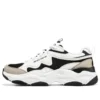 Lander S Schuhe „White Black Beige“