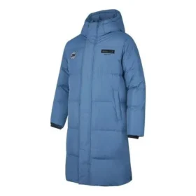 Langarm-Daunenjacke mit Logo-Print „Teal“