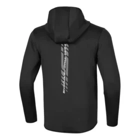Langarmjacke mit Kapuze und Reißverschluss „Schwarz“