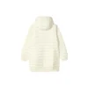 Lange Daunenjacke „Weiß“