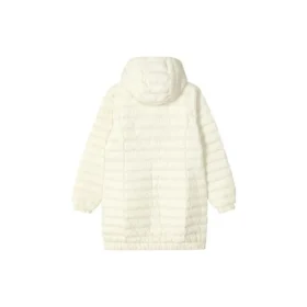 Lange Daunenjacke „Weiß“