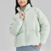 Lifestyle-Serie Kurze Daunenjacke „Teal“