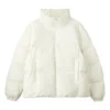 Lifestyle-Serie Kurze Daunenjacke „Weiß“