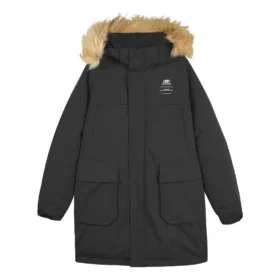 Lifestyle-Serie Lange Daunenjacke „Black“