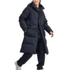 Lifestyle-Serie Lange Daunenjacke „Black“