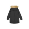Lifestyle-Serie Lange Daunenjacke „Black“