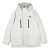 Lifestyle-Serie Waterproof Daunenjacke mit Kapuze „White Black“