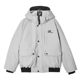 Lifestyle-Serie Waterproof, warme Daunenjacke mit Kapuze „Grey“