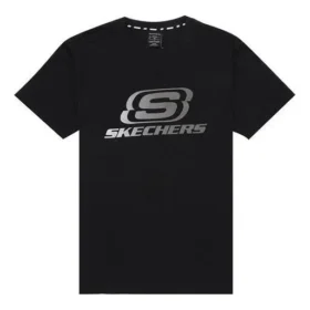 Logo-Grafik-T-Shirt „Black Silver“