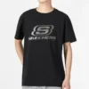 Logo-Grafik-T-Shirt „Black Silver“