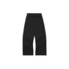 Logo Letter High-Waist-Freizeithose „Schwarz“