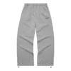 Logo-Letter-Straight-Casual-Hose „Grey“
