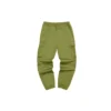 Logo Printed Workwear Straight Pant „Grey Black Green“