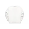 Logo-Pullover mit Rundhalsausschnitt aus Fleece „White Red Blue“