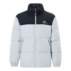 Lässige Daunenjacke „Grau-Schwarz“