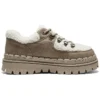 Lässige High-Top-Plateauschuhe „Braun Weiß“