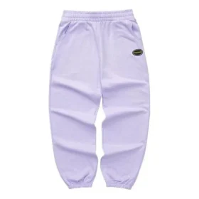 Lässige Hose mit hoher Taille „Lila Schwarz Blau Grau“