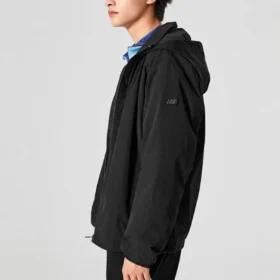 Lässige Kapuzenjacke „Black White Olive Green“