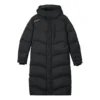 Lässige lange Daunenjacke „Black“