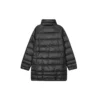 Lässige lange Daunenjacke „Multu-Color“