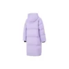 Lässige lange Daunenjacke „Purple“