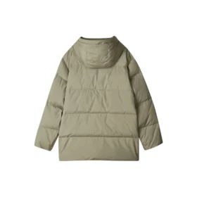 Lässige lange Daunenjacke „Teal“