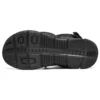 Lässige schwarze Sandalen